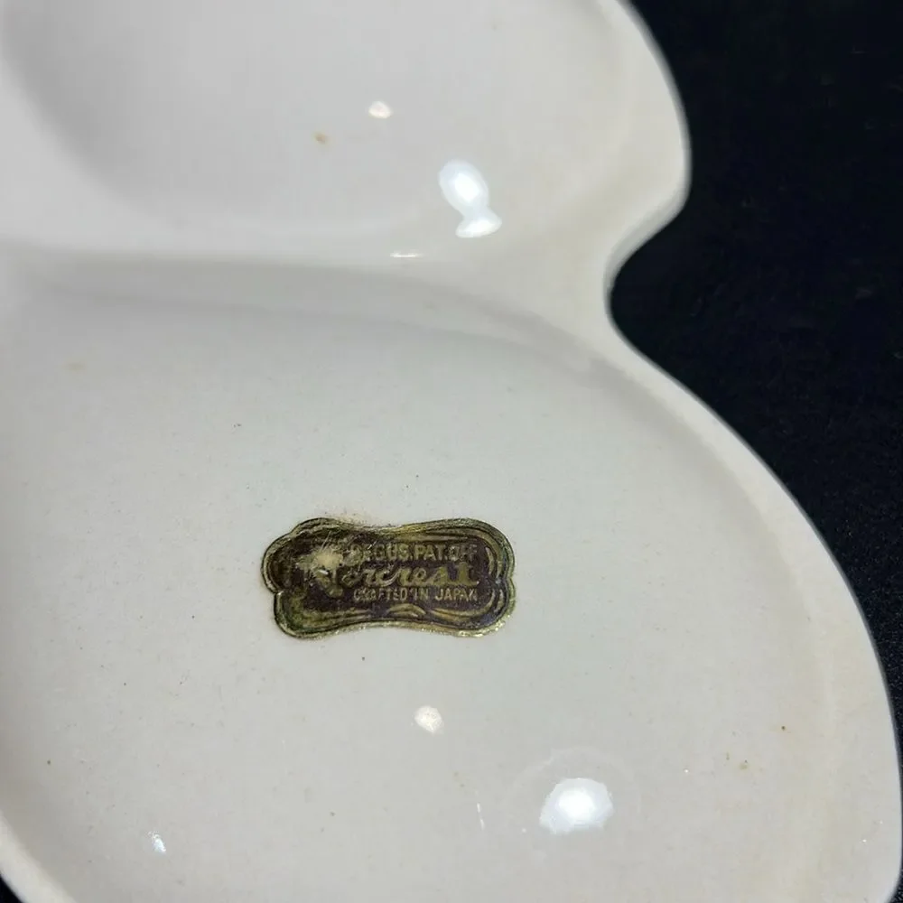 Very Nice MidCentury X modern Spoon rest10”long by 6” wide. Rare. kk315